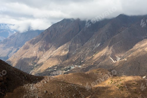 Vorschau: Berg Ama Dablam. Trekking im Everest-Basislager. Nepal. Asien.
