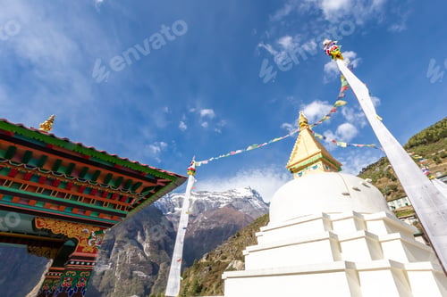 Preview: Namche Bazaar Village On The Way To Everest Base. Nepal. Asia.