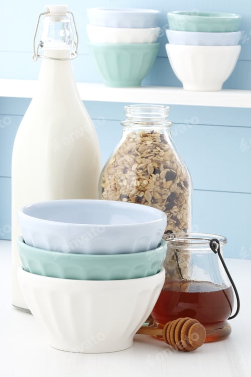 Preview: Granola, Delicious And Healthy Breakfast, Meal Or Snack Food; Popular Around The World, And Often