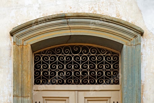 Preview: Colonial Door (Detail) In Sao Joao Del Rei, Minas Gerais, Brazil