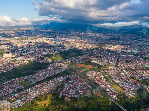 Preview: Beautiful Aerial View Of San Jose City In Costa Rica