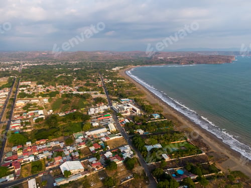 Preview: Beautiful View Of The Empty Beach Due To The Quarantine For Covid 19 In Costa Rica