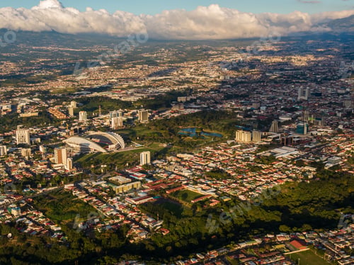 Preview: Beautiful Aerial View Of San Jose City In Costa Rica