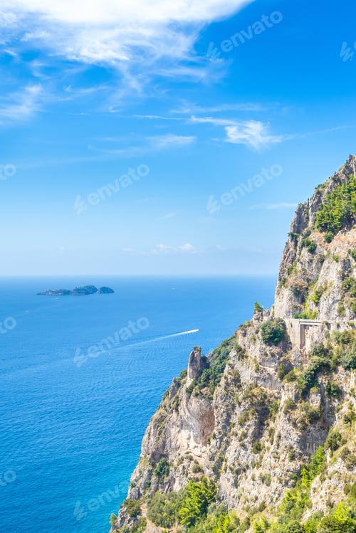 Preview: Amalfi Coast, Mediterranean Sea, Italy.