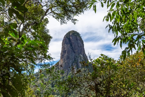 Preview: Pedra Do Bau, Rock Mountain Peak In Sao Bento Do Sapucai, Brazil. South America.