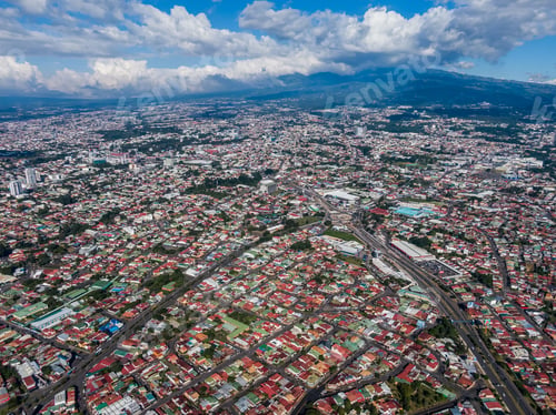 Preview: Beautiful Aerial View Of The City Of San Jose Costa Rica