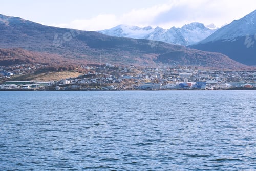 Preview: View Of The City Of Ushuaia, Tierra Del Fuego, Argentina.