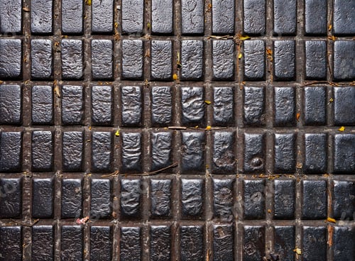 Preview: Rusty Metallic Surface, Manhole Cover Detail