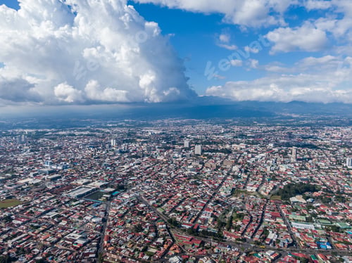 Preview: Beautiful Aerial View Of The City Of San Jose Costa Rica