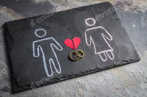 Preview: Great Concept Of Divorce In Quarantine Due To The 2019 Coronavirus Pandemic.