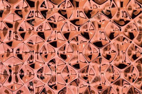 Preview: Geometric With Sparkles, Rose Gold, Red Gold.