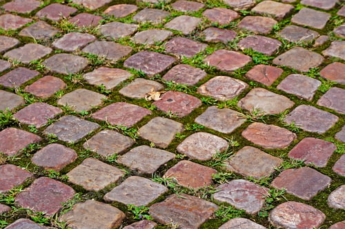 Preview: Cobblestone Background In The Park, Minas Gerais, Brazil