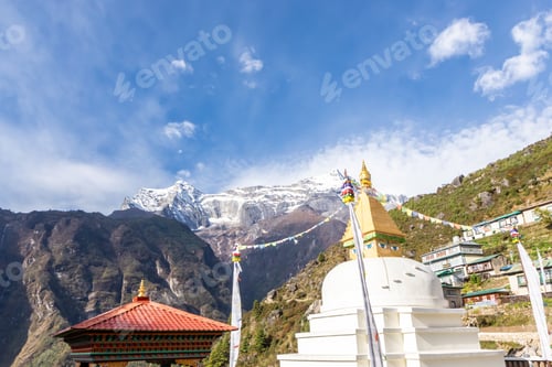 Preview: Namche Bazaar Village On The Way To Everest Base. Nepal. Asia.