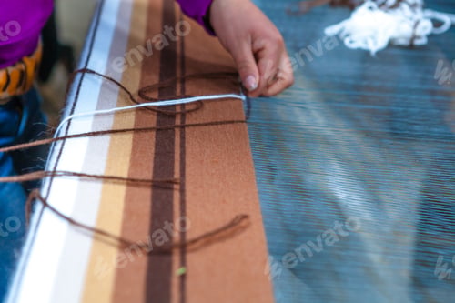 Preview: Detail Of Handmade Fabric
