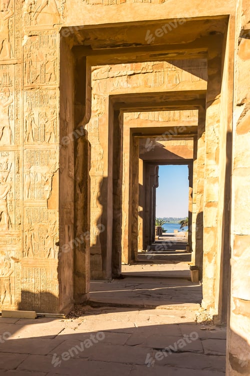 Preview: Temple Of Komombo, Located In Aswan, Egypt. Africa.
