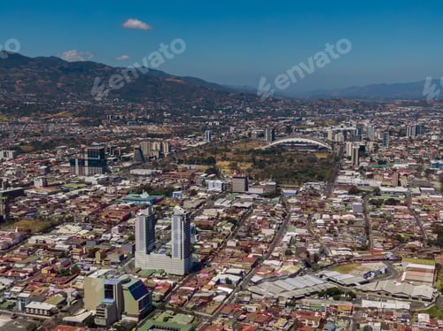 Preview: Beautiful Aerial View Of The Empty Streets Due To Coronavirus Disease (Covid-19) In San Jose Costa