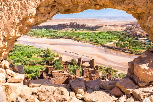 Preview: View Of Ait Benhaddou Kasbah, Ait Ben Haddou, Ouarzazate, Morocco