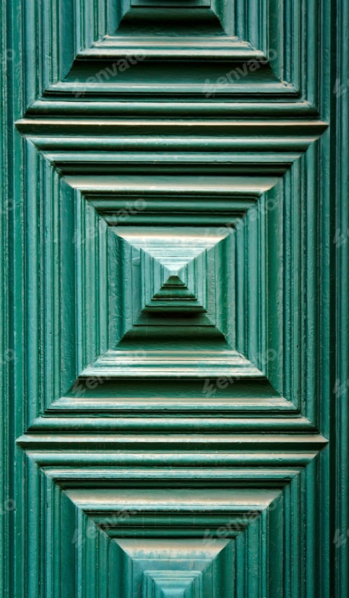 Preview: Baroque Church Door (Detail) In Historical City Of Ouro Preto, Brazil