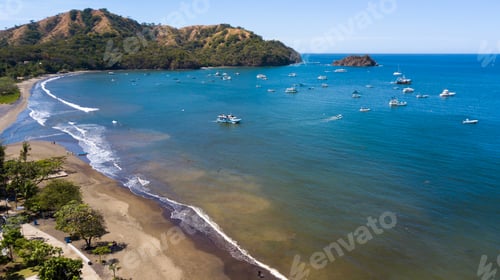 Preview: Aerial Ocean View Of El Coco Beach Costa Rica