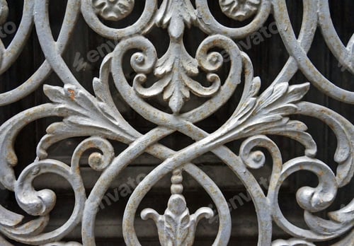 Preview: Ancient Ornamental Grid Detail