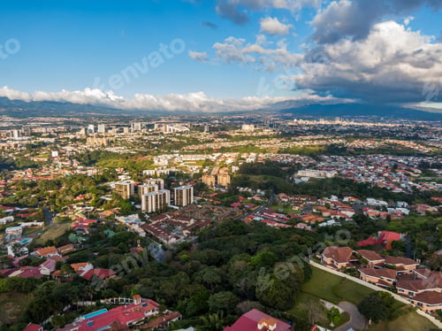Preview: Beautiful Aerial View Of San Jose City In Costa Rica