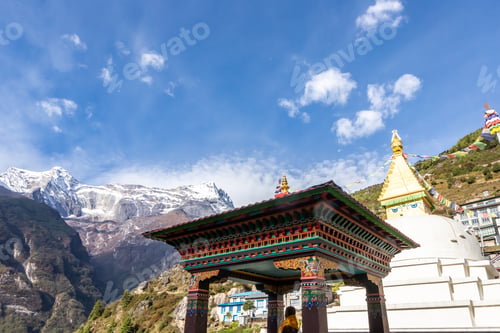 Preview: Namche Bazaar Village On The Way To Everest Base. Nepal. Asia.