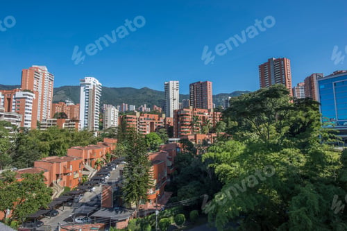 Preview: Landscape Of The Poblado In Medellin.