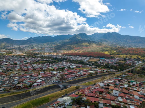 Preview: Beautiful Aerial View Of The City Of San Jose Costa Rica