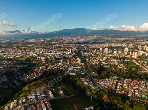 Preview: Beautiful Aerial View Of San Jose City In Costa Rica