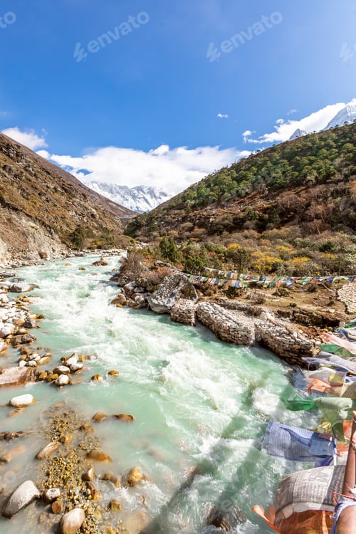 Preview: Ama Dablam Mountain. Trekking Everest Base Camp. Nepal. Asia.
