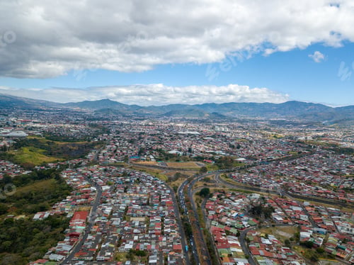 Preview: Beautiful Aerial View Of The City Of San Jose Costa Rica