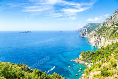 Preview: Amalfi Coast, Mediterranean Sea, Italy.