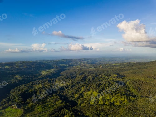Preview: Beautiful Aerial View Of The Arenal Lake In Costa Rica