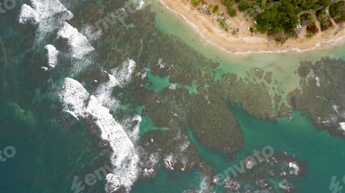 Preview: Aerial View Of The Caribbean Sea And Reef