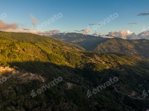 Preview: Beautiful Aerial View Of The Mountains And The Don Manuel Lagoon In Costa Rica