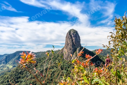 Preview: Pedra Do Bau, Rock Mountain Peak In Sao Bento Do Sapucai, Brazil. South America.