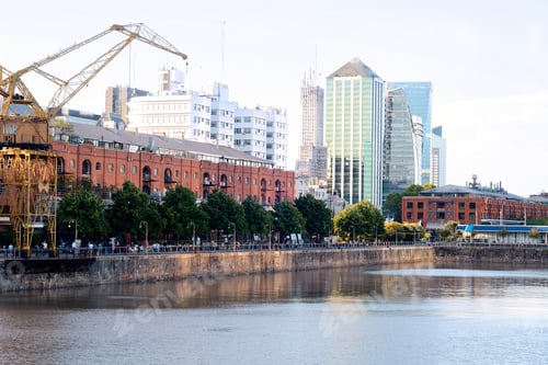 Preview: Puerto Madero Neighborhood In Buenos Aires, Argentina. Tourism And Touristic Concept.