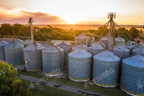 Preview: Grain Storage Steel Silos, Patagonia, Argentina