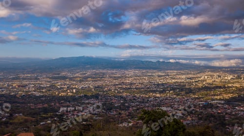 Preview: Magnificent View Of The Sunset Of The Entire City Of Costa Rica