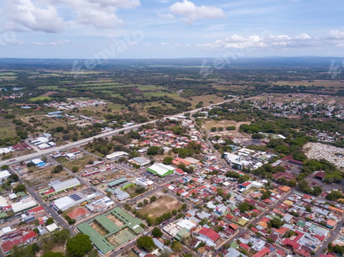 Preview: Beautiful Aerial View Of Liberia Guanacaste Costa Rica