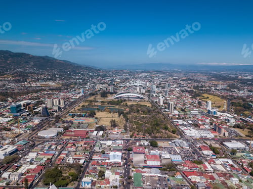 Preview: Beautiful Aerial View Of La Sabana In San Jose Costa Rica