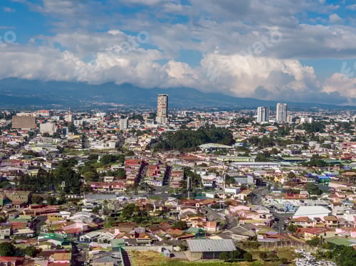 Preview: Beautiful Aerial View Of The City Of San Jose Costa Rica