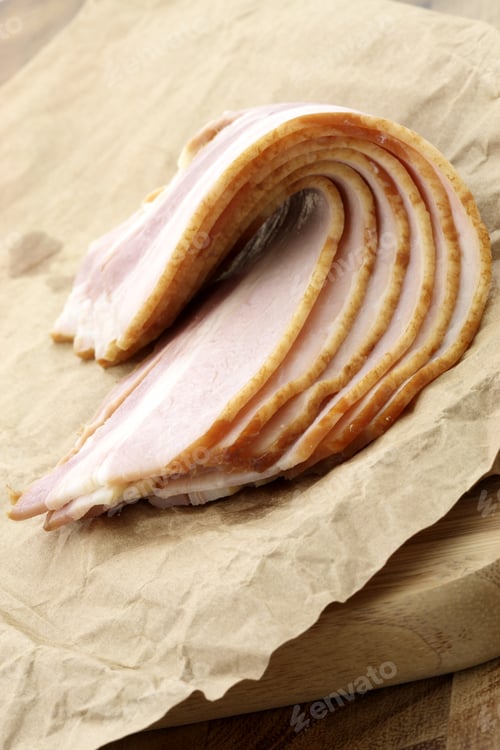Preview: Fresh Bacon Specially Smoked And Cured . Very Popular Around The World And Produced In Dozens Of