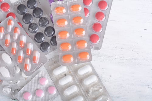 Preview: Close-Up Of Pills And Tablets. Healthcare Concept.