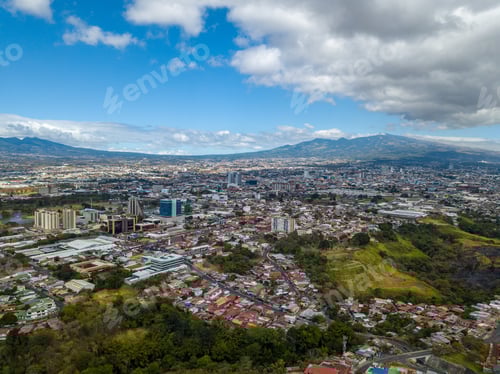 Preview: Beautiful Aerial View Of The City Of San Jose Costa Rica
