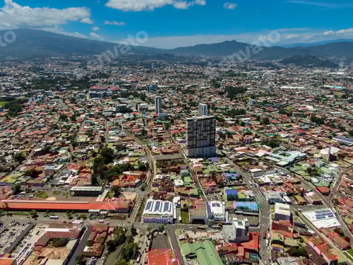 Preview: Beautiful Aerial View Of The Town Of San Pedro Costa Rica