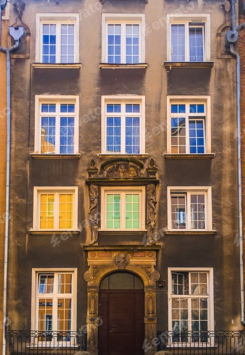 Preview: Beautiful Houses On The Streets Of Gdansk, Poland