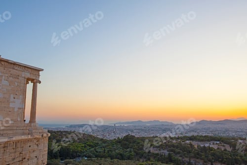 Preview: Famous Ancient Acropolis Hill Of Athens. Acropolis Includes Great Architecturals, The Most Famous