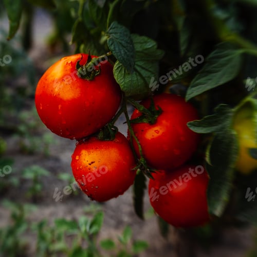 Preview: Ripe Garden Tomatoes Ready For Picking