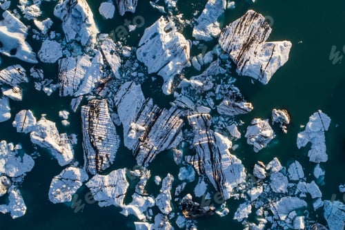 Preview: Glacier Lagoon In Iceland Suring The Sunset